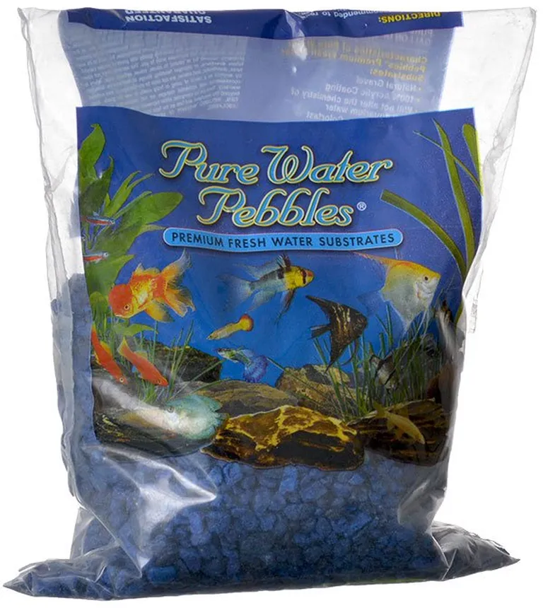 Pure Water Pebbles Aquarium Gravel Marine Blue Photo 2