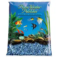 Photo of Pure Water Pebbles Aquarium Gravel - Neon Blue