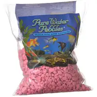 Photo of Pure Water Pebbles Aquarium Gravel Neon Pink