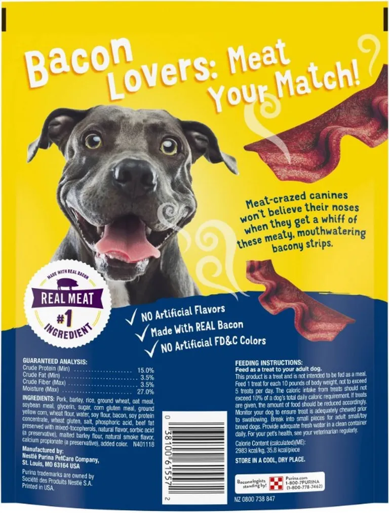 Purina Beggin' Strips Bacon and Beef Flavor Photo 2