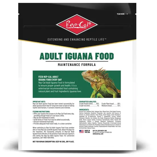 Rep Cal Maintenance Formula Adult Iguana Food Photo 2