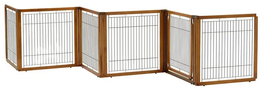 Richel Convertible Elite 6 Panel Pet Gate - Autumn Matte Photo 1