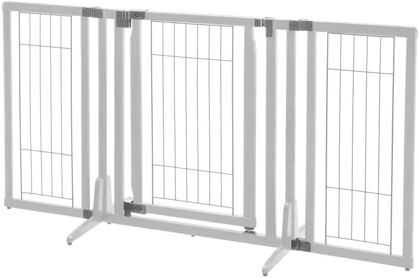 Richel Premium Plus Freestanding Pet Gate - Origami White Photo 2