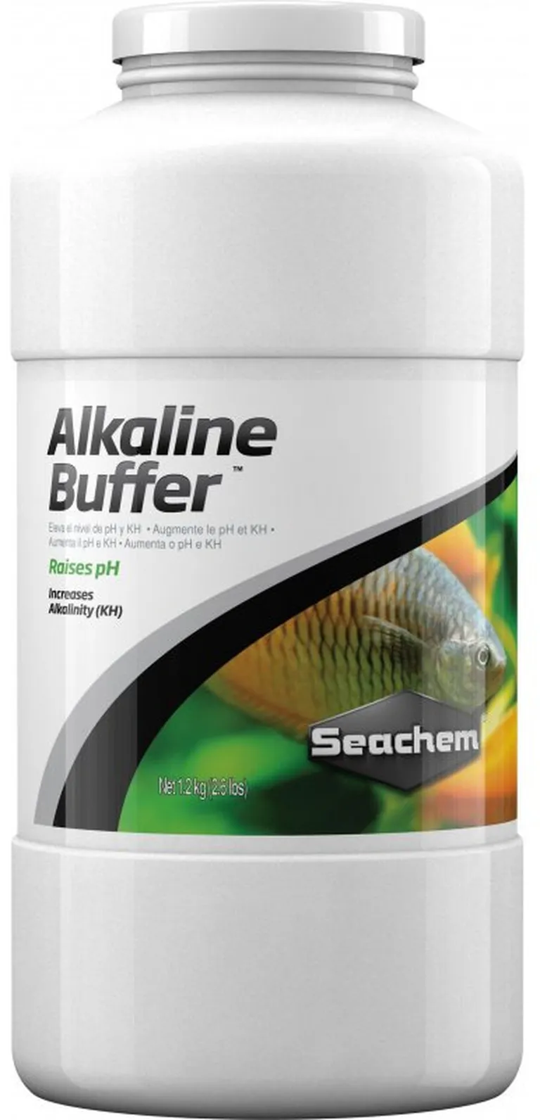 Seachem Alkaline Buffer Raises pH and Increases Alkalinity KH for Aquariums Photo 1
