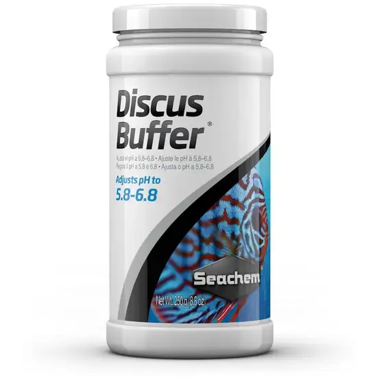 Seachem Discus Buffer Adjusts pH to 5.8 to 6.8 in Aquariums Photo 1