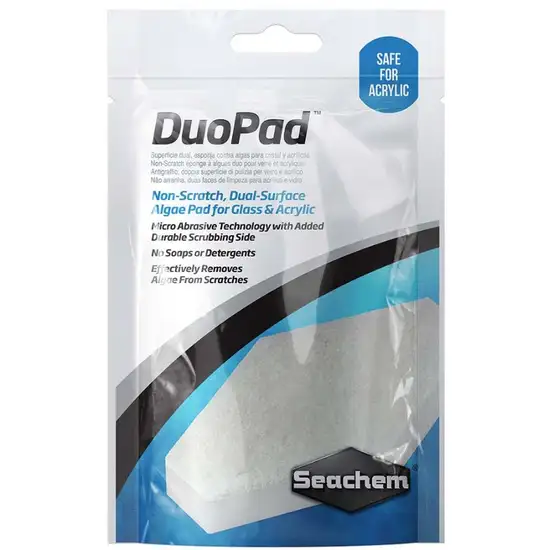 Seachem Duo Pad Non-Scratch Dual Surface Algae Pad for Glass and Acrylic Photo 1
