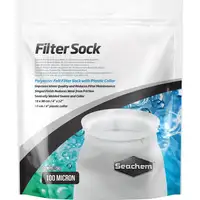 Photo of Seachem Filter Sock Polyester Felt Filter Sock with Plastic Collar for Aquariums