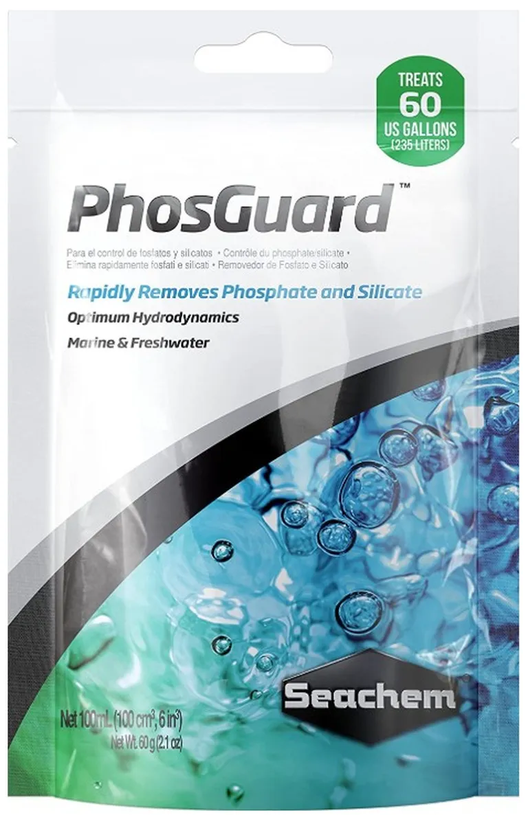 Seachem PhosGuard Rapidly Removes Phosphate and Silicate for Marine and Freshwater Aquariums Photo 1