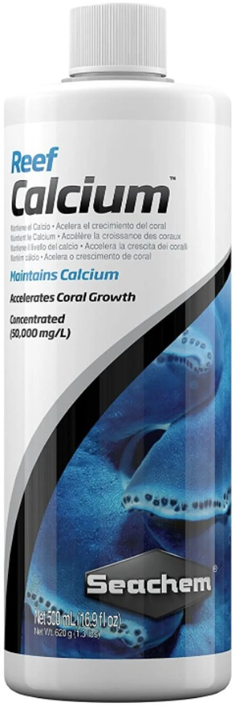 Seachem Reef Calcium Maintains Calcium and Accelerates Coral Groth in Aquariums Photo 1