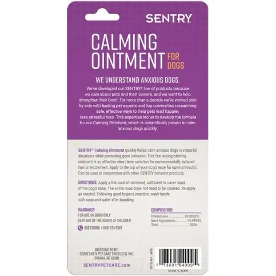 Sentry Calming Ointment for Anxious Dogs Photo 2
