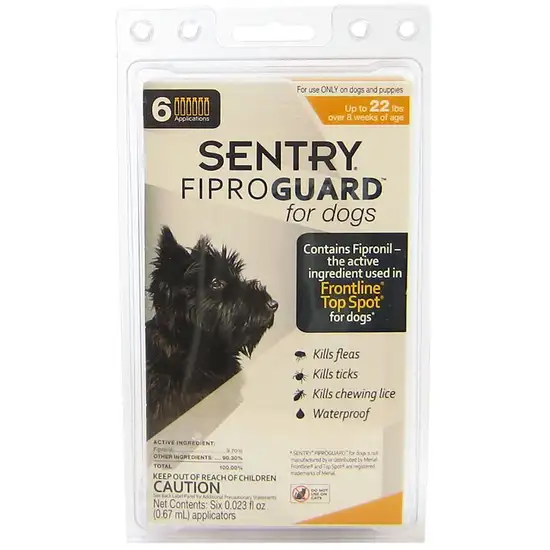 Sentry FiproGuard Flea and Tick Control for Small Dogs Photo 1