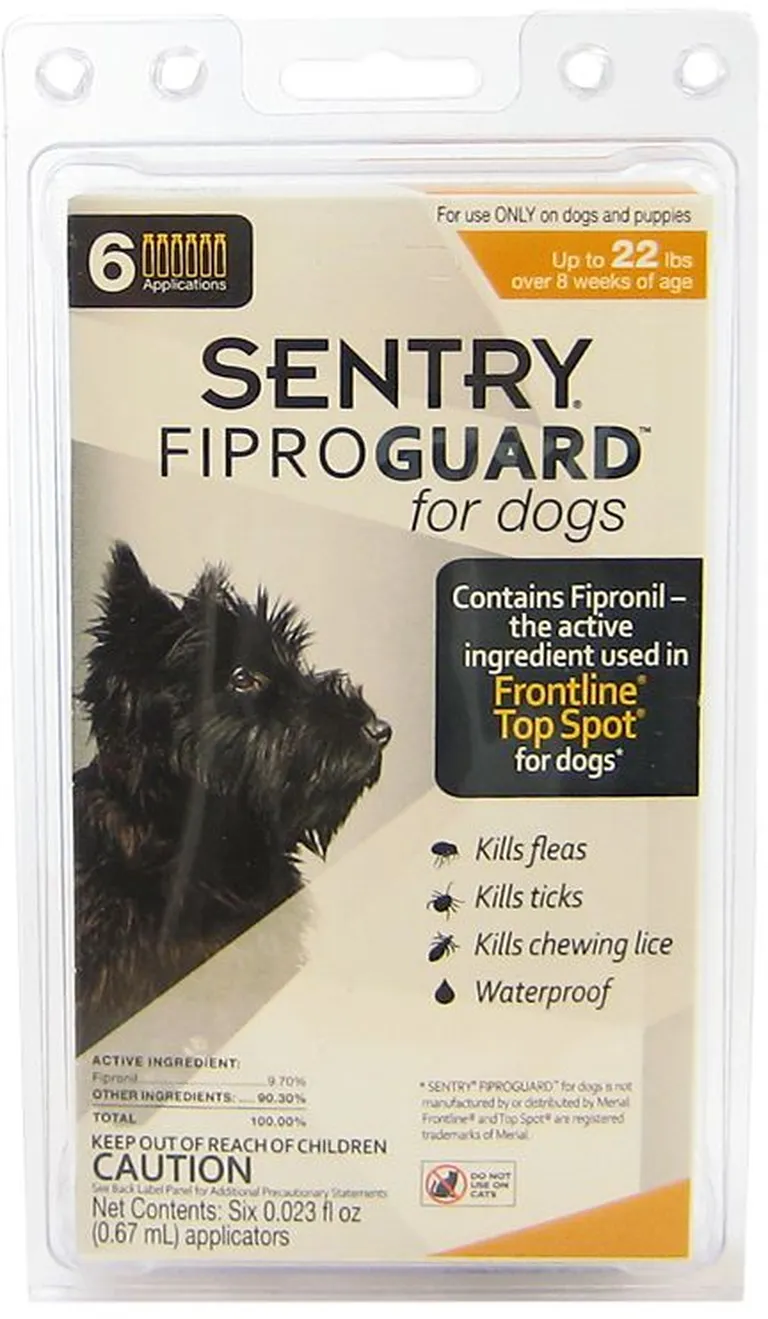 Sentry FiproGuard Flea and Tick Control for Small Dogs Photo 2