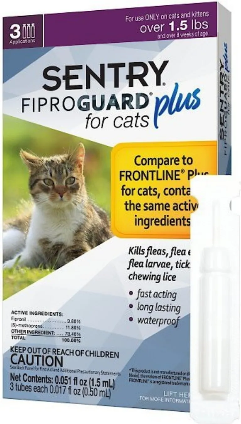 Sentry FiproGuard Plus Flea and Tick Control for Cats and Kittens Photo 3