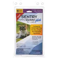 Photo of Sentry FiproGuard Plus Flea and Tick Control for Cats and Kittens