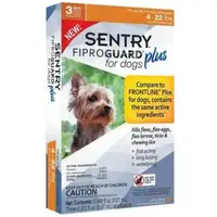 Photo of Sentry FiproGuard Plus IGR Flea and Tick Control for Small Dogs and Puppies