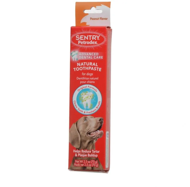Sentry Petrodex Natural Toothpaste for Dogs Peanut Flavor Photo 1