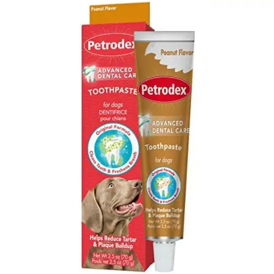 Sentry Petrodex Natural Toothpaste for Dogs Peanut Flavor Photo 2