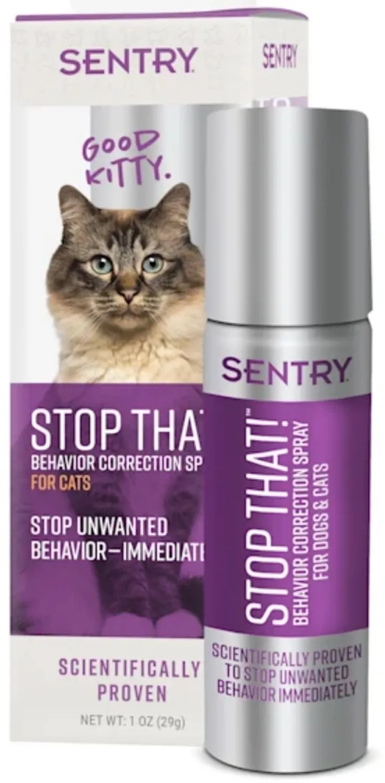 Sentry Stop That! Behavior Correction Spray for Cats Photo 1