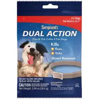 Photo of Sergeants Dual Action Flea and Tick Collar II for Dogs Neck Size 20.5