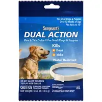 Photo of Sergeants Dual Action Flea and Tick Collar II for Small Dogs and Puppies Neck Size 15