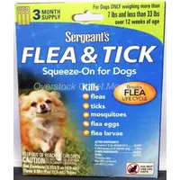 Photo of Sergeants Flea and Tick Squeeze-On for Dogs Under 33 lbs