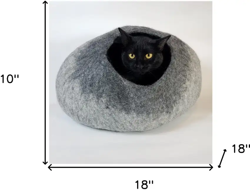 Shades of Gray Cat Cave Bed Photo 5