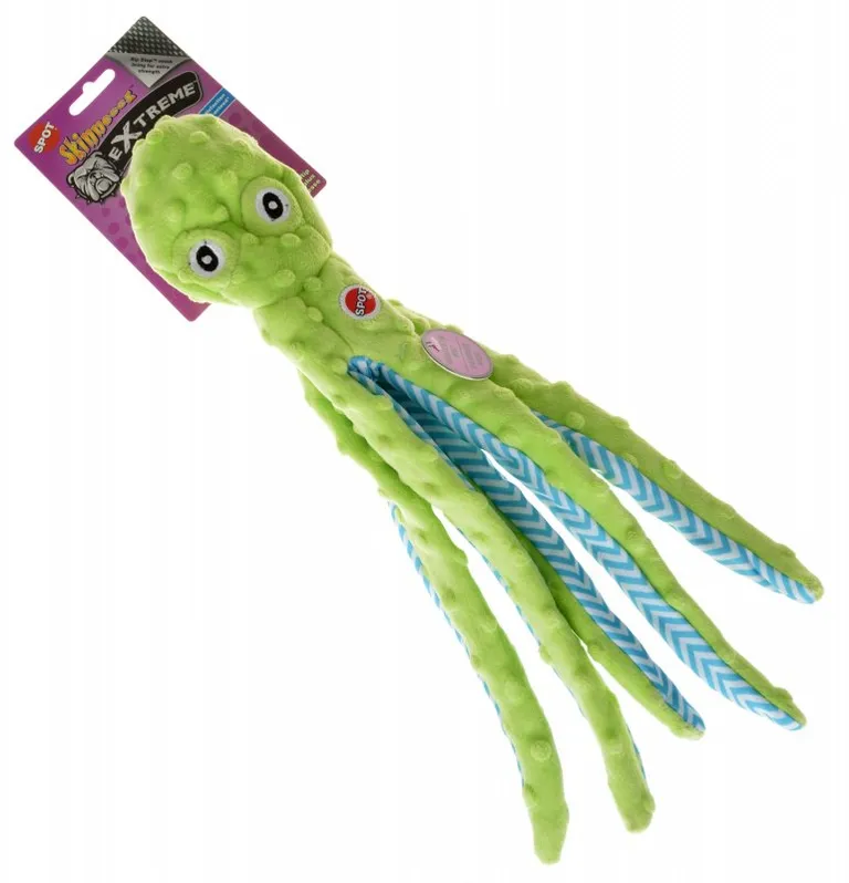 Skinneeez Extreme Octopus Dog Toy Assorted Colors Photo 1