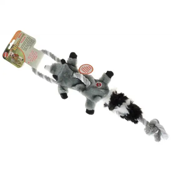 Skinneeez Raccoon Tug Dog Toy Photo 1