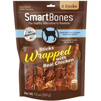 Photo of SmartBones Chicken Wrapped Peanut Butter Sicks Rawhide Free Dog Chew