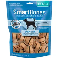 Photo of SmartBones Dental Bones - Chicken & Vegetable Dog Chews