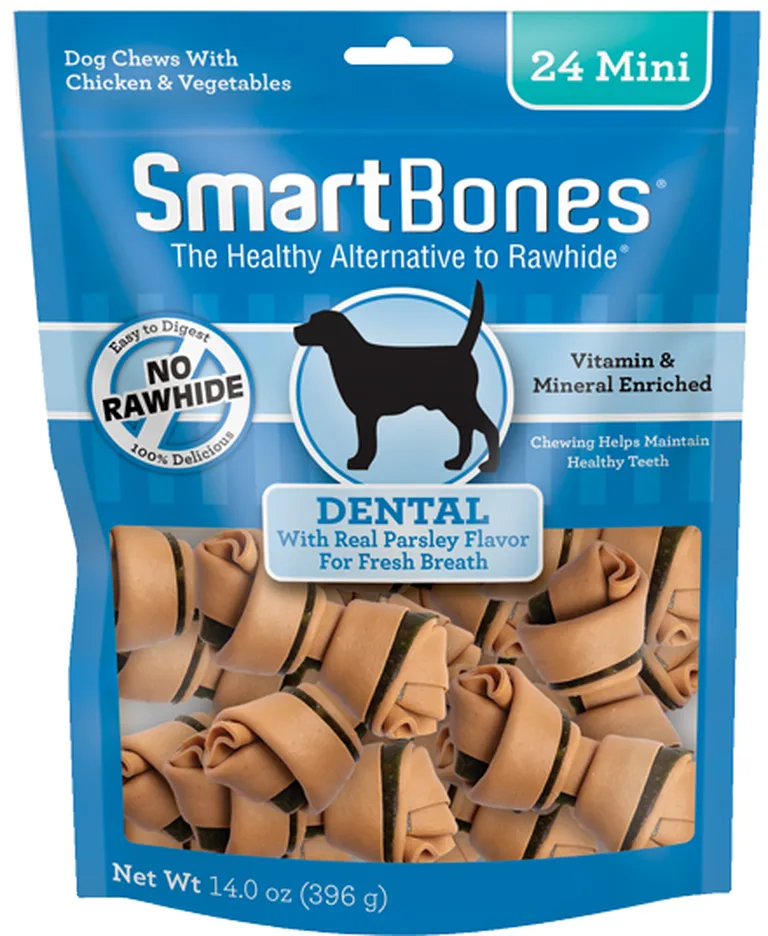 SmartBones Dental Bones - Chicken & Vegetable Dog Chews Photo 1