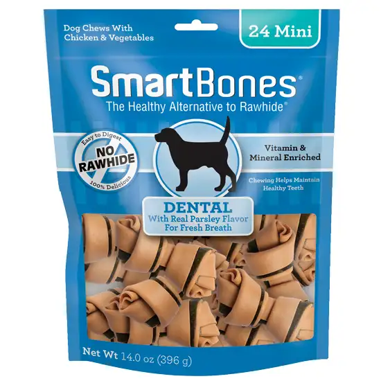 SmartBones Dental Bones - Chicken & Vegetable Dog Chews Photo 2