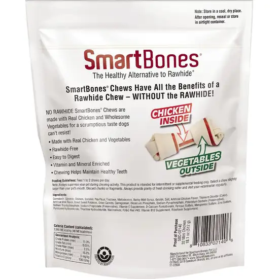 SmartBones Rawhide Free Chicken Bones Mini Photo 2