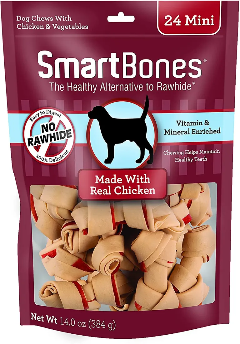 SmartBones Rawhide Free Chicken Bones Mini Photo 1