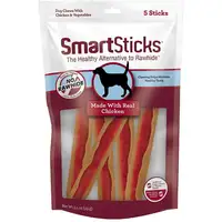 Photo of SmartBones SmartSticks Vegetable and Chicken Rawhide Free Dog Chew