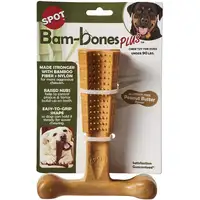 Photo of Spot Bambone Plus Peanut Butter Dog Chew Toy Large