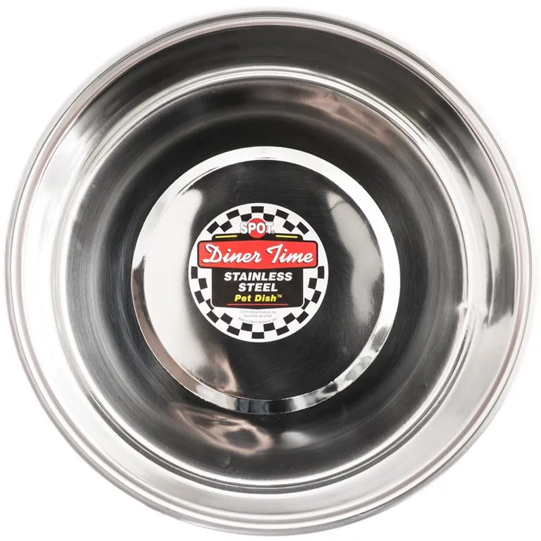 Spot Diner Time Stainless Steel Pet Dish Photo 1