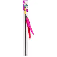 Photo of Spot Feather Dangler Teaser Cat Toy Assorted Colors