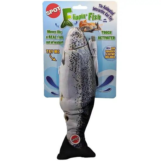Spot Flippin Fish Cat Toy Photo 1
