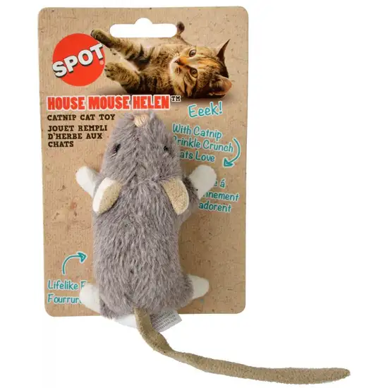 Spot House Mouse Helen Catnip Toy Assorted Colors Photo 1