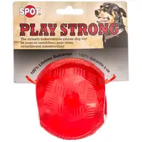Photo of Spot Play Strong Rubber Ball Dog Toy - Red