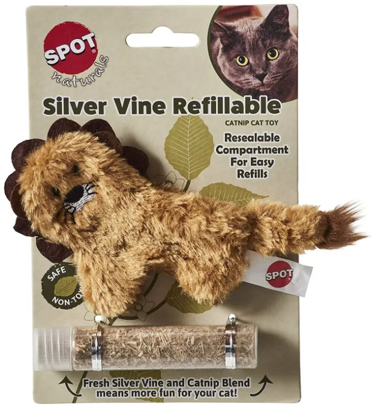 Spot Silver Vine Refillable Cat Toy Assorted Characters Photo 1