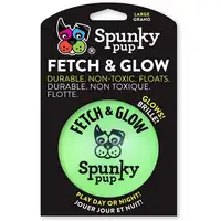 Photo of Spunky Pup Fetch and Glow Ball Dog Toy Assorted Colors