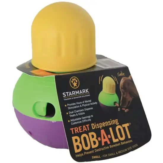 Starmark Bob-A-Lot Treat Dispensing Toy Small Photo 1
