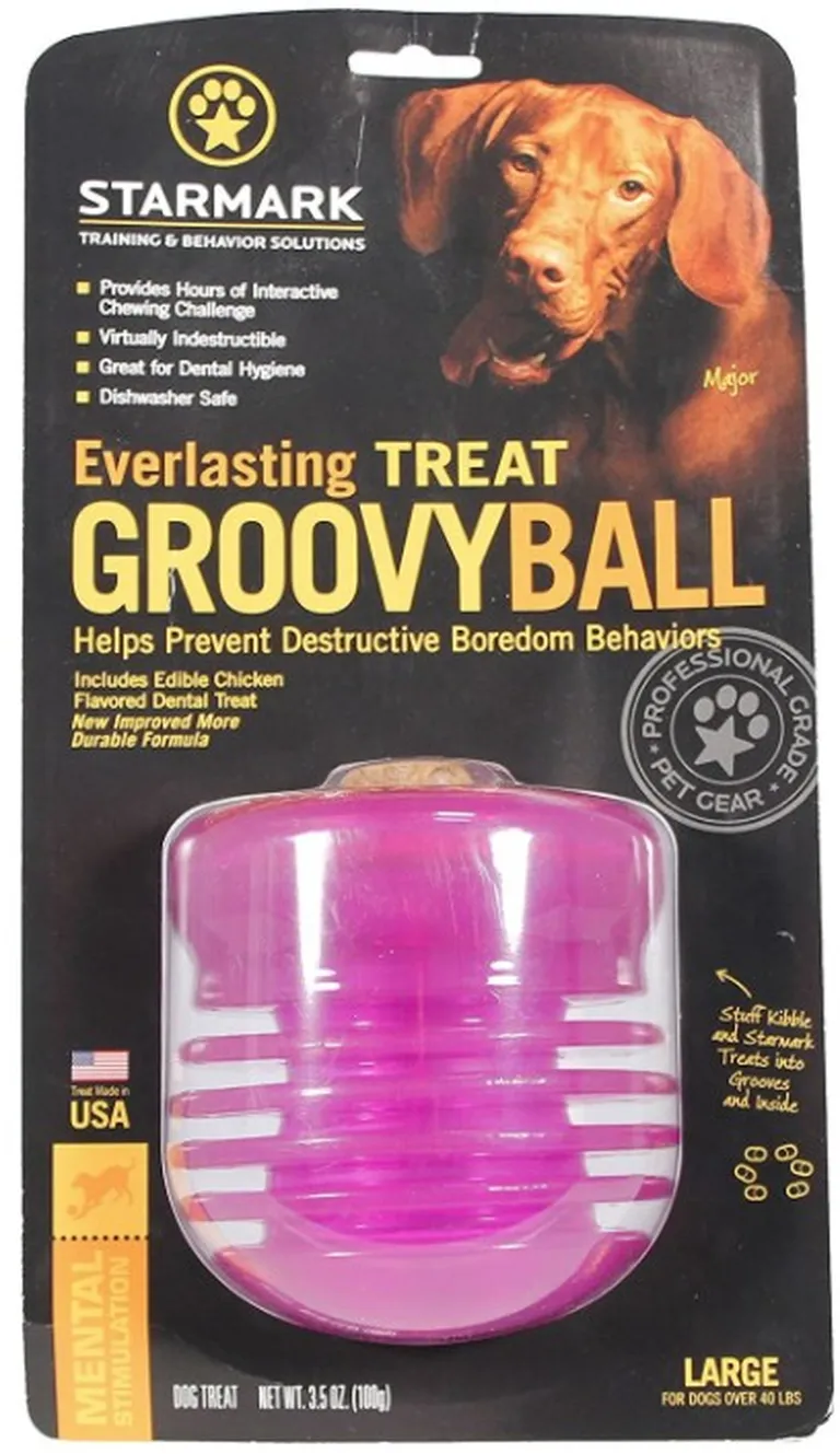 Starmark Everlasting Treat Groovy Ball Large Photo 1