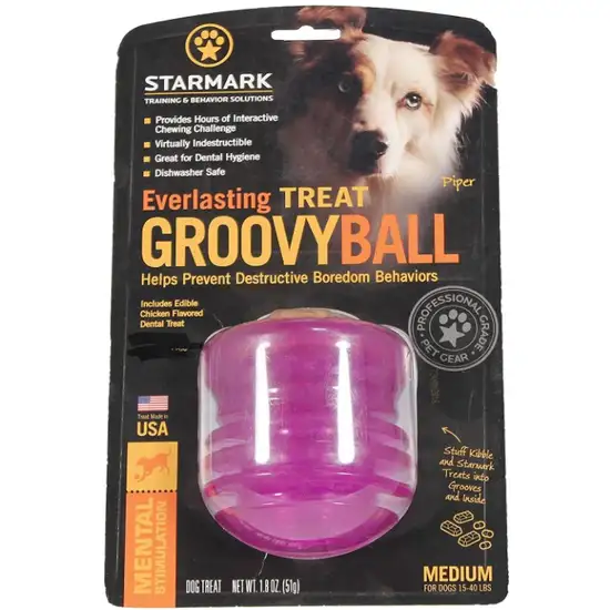 Starmark Everlasting Treat Groovy Ball Medium Photo 1
