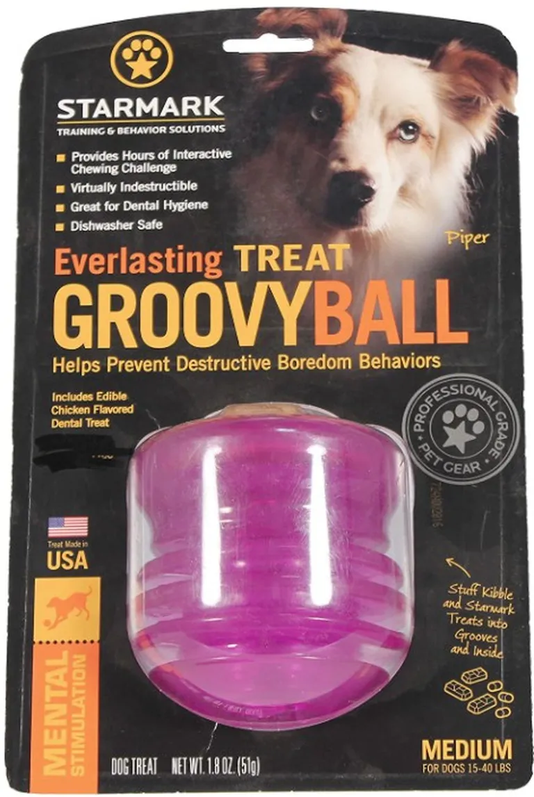 Starmark Everlasting Treat Groovy Ball Medium Photo 1