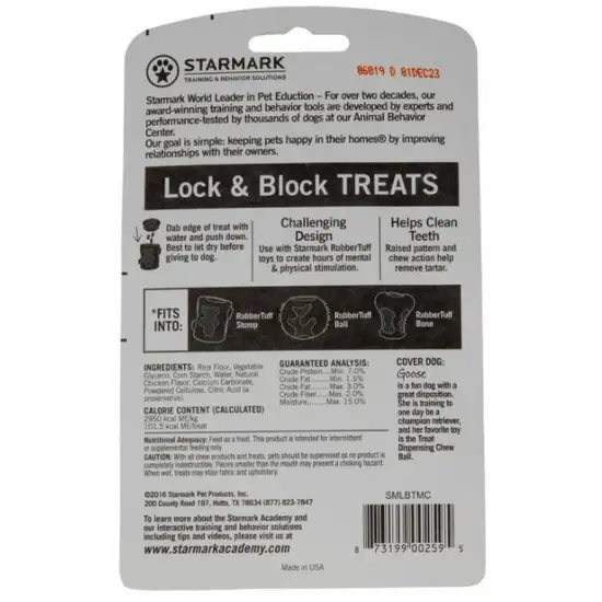 Starmark Lock and Block Treats Chicken Flavor Medium Photo 2