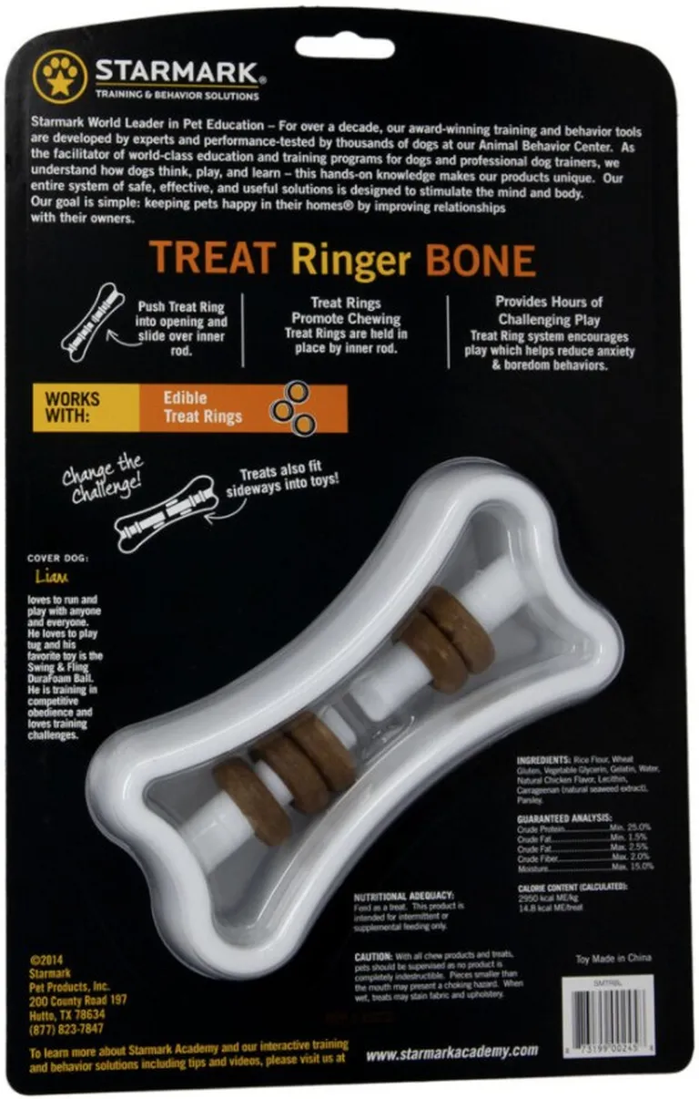 Starmark Ringer Bone Treat Toy Photo 2