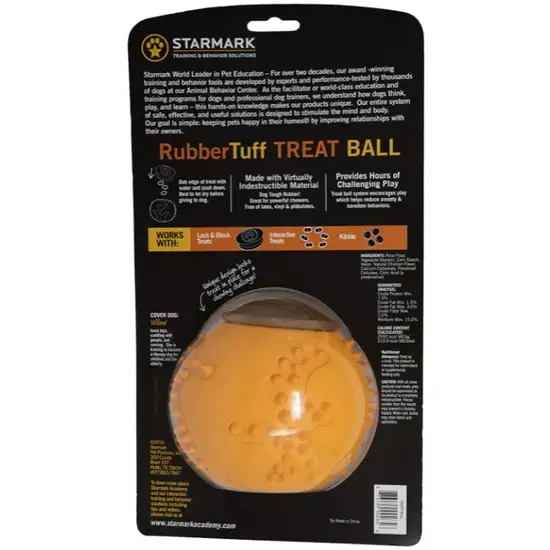 Starmark RubberTuff Treat Ball Large Photo 2